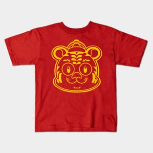 CNY: YEAR OF THE TIGER (BOY) OUTLINE Kids T-Shirt